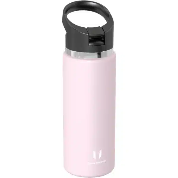 Super Sparrow SwivelSip™ Stainless Steel Insulated Wide Mouth Bottle with Straw Lid, 750ml, Pink - Image 4
