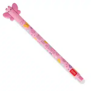 Legami Erasable Gel Pen Butterfly, Pink Ink