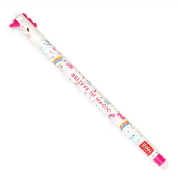 Legami Erasable Pen Unicorn, Pink Ink