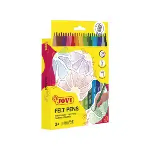 Jovi Felt Pens Set of 24 Assorted Fine Tip Markers