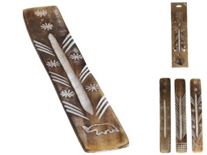 Tribal Incense Holder 25.4x3.5cm 3 Assorted
