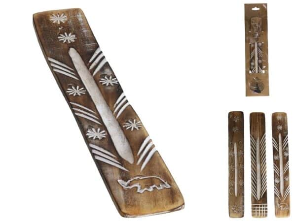 Tribal Incense Holder 25.4x3.5cm 3 Assorted
