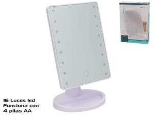 Mirror With Led Light 26x17x11.5 Cm