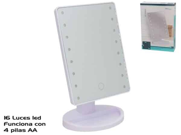 Mirror With Led Light 26x17x11.5 Cm