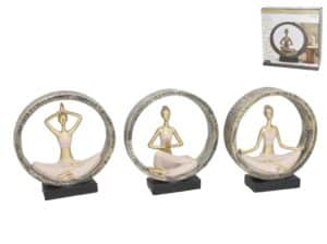Yoga Figure Balhaar 3 Assorted models  5.5 x21.5 x23 cms