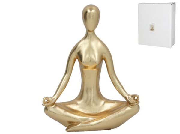 Kinary Yoga Figure 20x9x25.5 Cm Resin