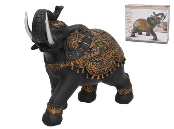 Onkar Elephant Figure 23x9x19 Cm Resin
