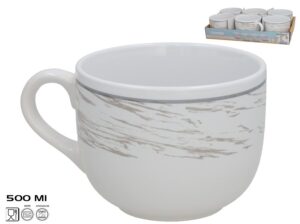 Jumbo 500ml Marble Color Mug/Bowl