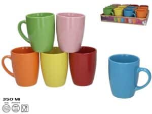 Ceramic Mugs Assorted Colours  350ml