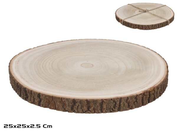 Wooden Base 25x25x2.5cm
