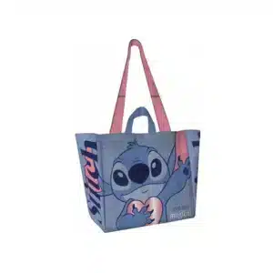 Stitch Canvas Bag With Double Handles.