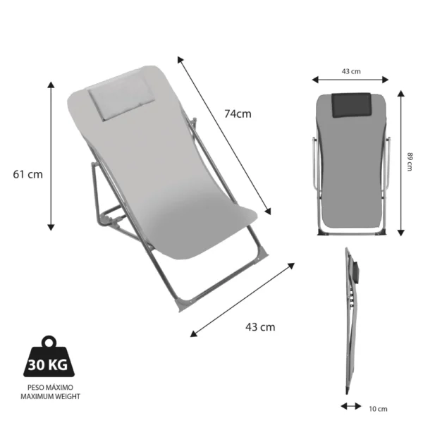 Spiderman Folding Lounger 43x66x61cm - Image 3
