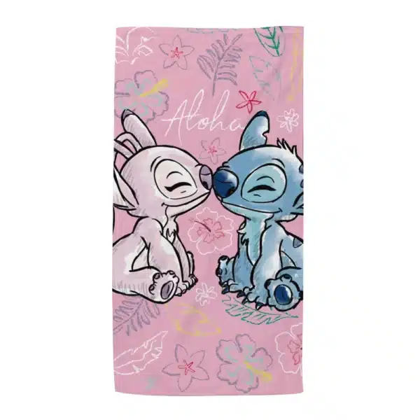 Stitch & Angel Beach Towel 70x140cm