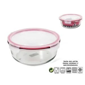 Glass Food Container 800ml Crystal