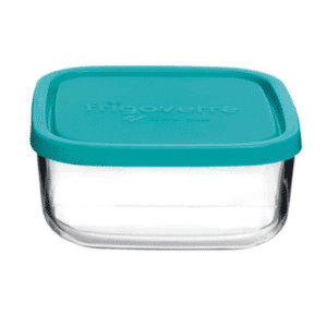 Frigoferre Glass Square Lunch Box with cover 34 Cl. 15x15cms