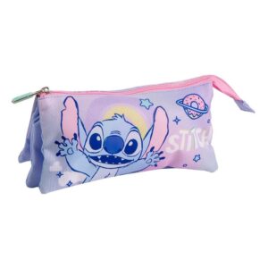 Pencil Case 3 Compartments Stitch