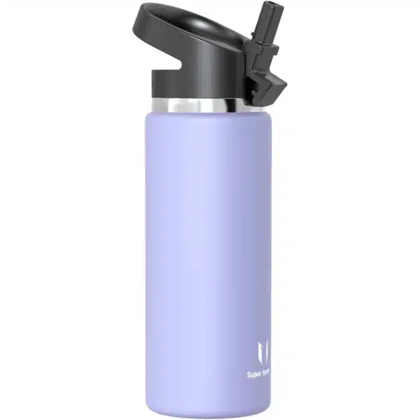 Super Sparrow SwivelSip™ Stainless Steel Insulated Wide Mouth Bottle with Straw Lid, 750ml, Lavander
