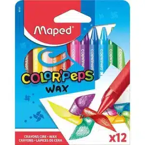Maped Colorpeps Wax Crayons x12