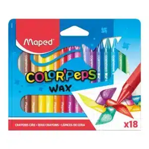 Maped Colorpeps Wax Crayons x18