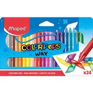 Maped Colorpeps Wax Crayons x24