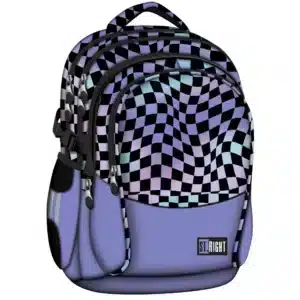 ST.Right Backpack 4 Compartments BP-01 Wavy Chessboard