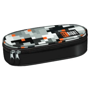 ST.Right Oval Pencil Case PC-01 Pixels