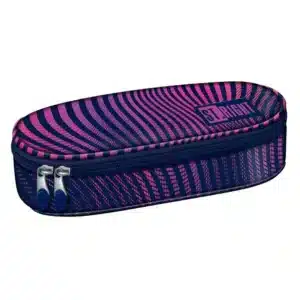 ST Right Oval Pencil Case Pc01 Violet Gradient Wave
