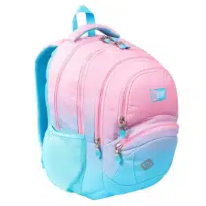 ST.Right Backpack 4 Compartments BP-05 Pink Blue Gradient