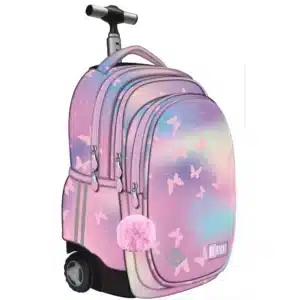 ST.Right Trolley Bag TB-01 Pink Butterflies