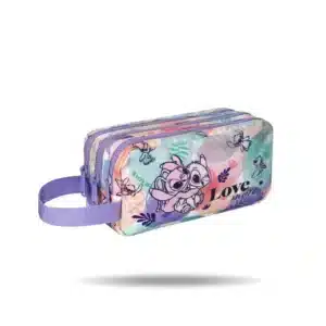 Disney Stitch Pastel Primus Triple Pencil Case