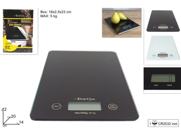 Glass Kitchen Scales  5 Kg