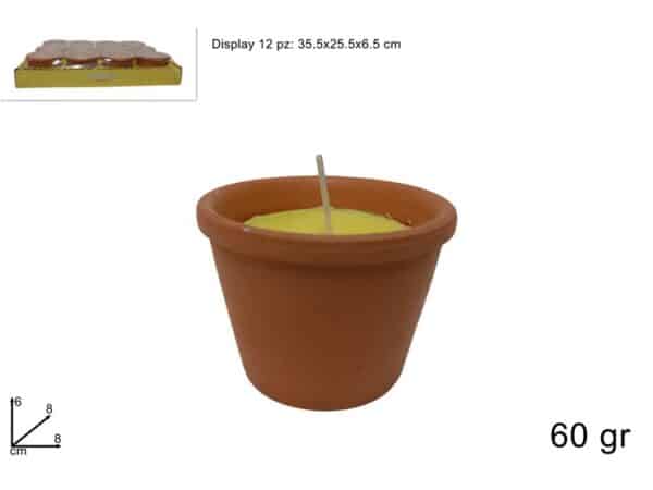 Citronella 60 Grams In Terracotta Jar