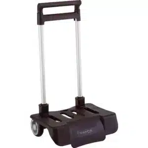 Foldable Trolley for Backpacks – Black