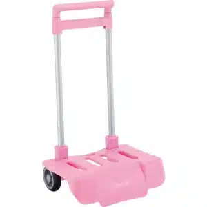 Foldable Trolley for Backpacks – Light Pink