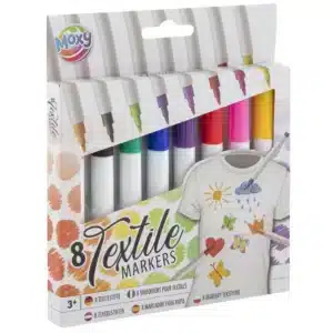 Pack Of 8 Textile Markers