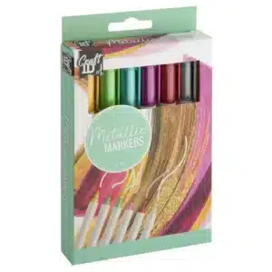 Metallic Markers, Pack Of 6