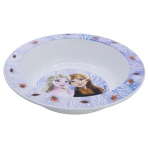 Kids Microwave Safe Bowl Frozen Autumn Leaves