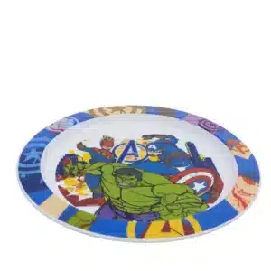 Kids Microwave Safe Plate Avengers Bombers