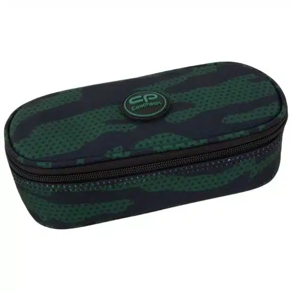 Astuccio Rigido Coolpack Campus Wiggly Eyes Blue, In Poliestere Con Organizer, Per Scuola