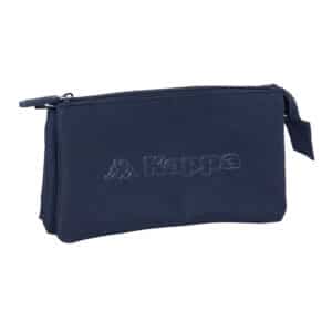 Triple Pencil Case Kappa Basics Navy Blue