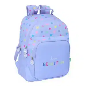 Double Backpack Benetton Lilac