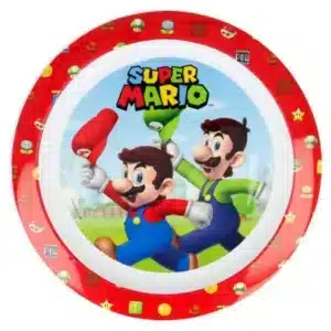 Kids Microwave Safe Plate Super Mario