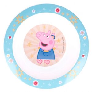 Kids Microwave Safe Plastic Bowl Peppa Pig Kindness Count