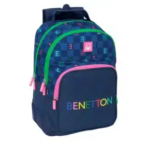 Double Backpack Benetton Damero