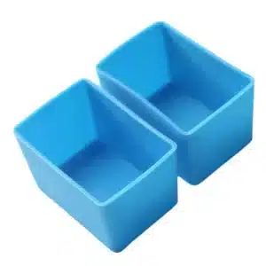 Munchbox Rectangular Munch Cups Blue x2