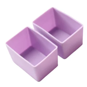 Munchbox Rectangular Munch Cups Purple x2