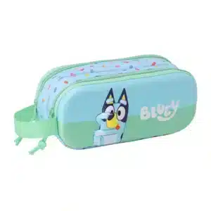 3D Double Pencil Case Bluey