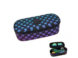 Coolpack Oval Campus Pencil Case Dark Marshmallow
