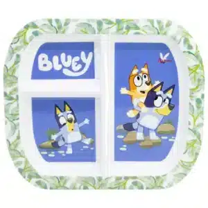 Rectangular Sectioned Plate Bluey