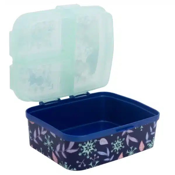 Xl Multi Comp Rectangular Lunch Box Frozen "Snowy Tale" - Image 2